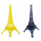 Wholesale - Exquisite 3D Eiffel Tower DIY Light Jigsaw Crystal 23PCs