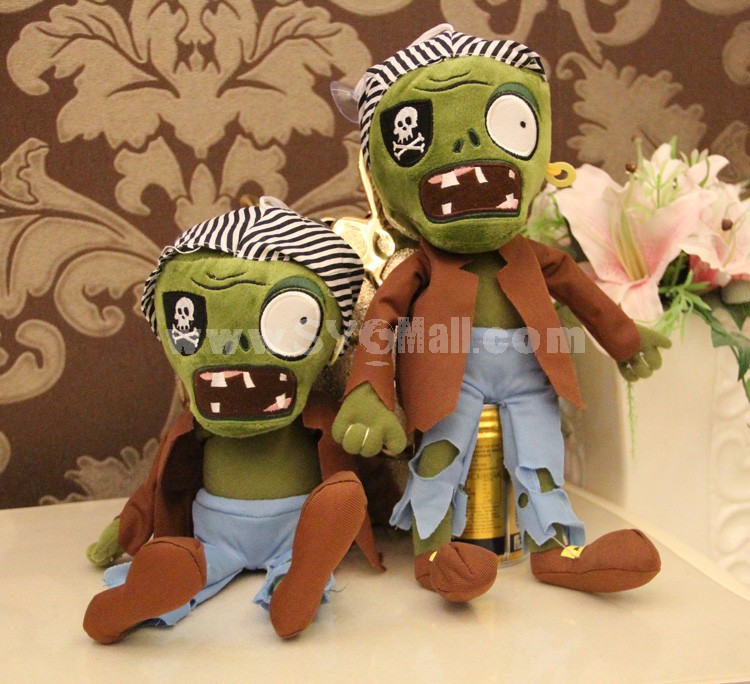 Plants vs Zombies 2 Series Plush Toy Pirate Small Size 30*12CM/12*5"
