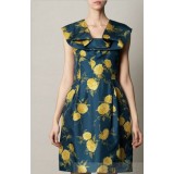 Wholesale - Fashion Flower Painting Slim Dress Evening Dress KM806