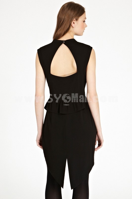 2013 New Arrival Hollowed-out Swallow-tailed Slim Dress Evening Dress KM601