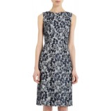 Wholesale - Elegant Simple Design Bout Neck Slim Dress Evening Dress