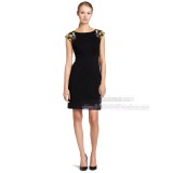 Wholesale - Elegant Embroidery Slim Dress Evening Dress 2056