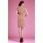 2013 New Arrival Elegant Lace Color Joint Round Neck Slim Dress Evening Dress