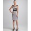 2013 New Arrival Simple Elegant Design Round Neck Sleeveless Slim Dress Evenning Dress