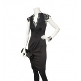 Wholesale - KM  Black Lace Slim Dress Evenning Dress DH145