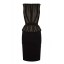 2013 New Arrival Sexy Black Hi-rise Drape Slim Dress Evening Dress