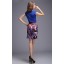 2013 New Arrival Exra-large Size Color Painting Slim Dress Evening Dress DN147
