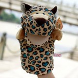 wholesale - Nici Cartoon Animal Hand Puppet Plush Toy - Leopard