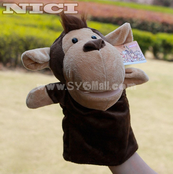 Cute Cartoon Animal Madagascar Serious Hand Puppet Plush Toy - Monkey