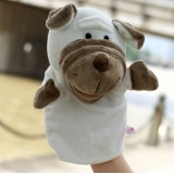 wholesale - Nici Cartoon Animal Hand Puppet Plush Toy - White Puppy