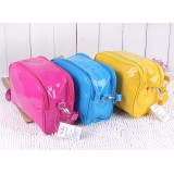Wholesale - Candy Color PU Leather Messenger Bag Single-shoulder Bag