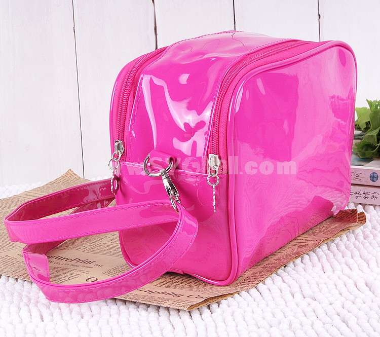 Candy Color PU Leather Messenger Bag Single-shoulder Bag