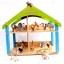 Creative Wooden Puppet Cute Animal Australia Farm Series Healthy Educational Toy - Lion