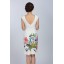 AS New Arrival Chinese Style Printing Slim Dress Evening Dress DR106