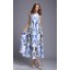 AS New Arrival Flower Printing Swing-skirted Dress Evening Dress DR008