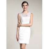 Wholesale - Elegant Pure White Embroidery Dress Evening Dress