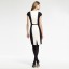 COAST-ES White and Black Color Joint Lady Dress Evening Dress AK021