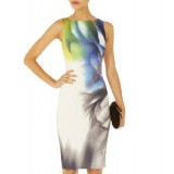 Wholesale - Romantic Printing Slim Sleeveless Dress Evening Dress DR006