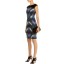 KM New Arrival Geometric Figures Printing Dress Evening Dress