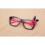 Cute bowknot sweet color spectacle frame