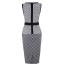 New Arrival OL Style Round Neck Sleeveless Slim Dress Evening Dress DP138