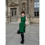 Wholesale - COAST  Green Color A-Line Slim Dress Evening Dress