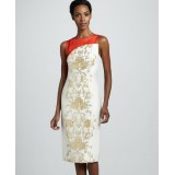 Wholesale - AK Elegant Embroidery Printing Sleeveless Dress Evening Dress AK2271
