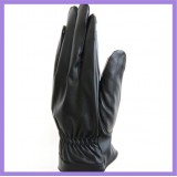 Wholesale - Leather men conductive touchscreen gloves