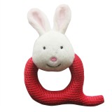 Wholesale - Q Shaped Eyelet Fabric Pet Plush Toys -- Rabbit
