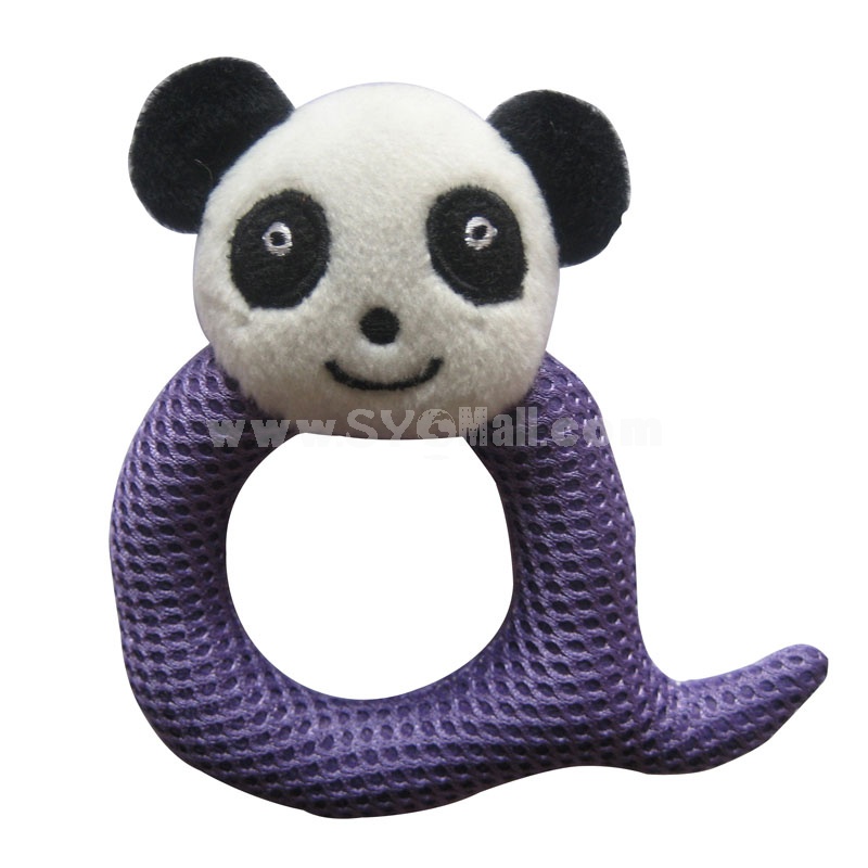 Q Shaped Eyelet Fabric Pet Plush Toys -- Panda
