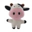 ForestSerise Animal Pattern Plush Toys With Sound Module -- Cow
