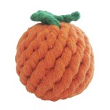 Wholesale - Vegetables and Fruits Series Cotton String Pet Toys -- Orange