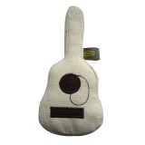 Wholesale - Linen Pet Toys with Bell and Catnip For Pet Cats -- Beige Guitar