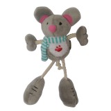 Wholesale - Long-leg Cute Animals Series Pet Plush Toys with Whistle inside -- Mouse