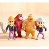 wholesale - 4pcs/Kit "Here Comes The Bear" PVC Action Figures/Garage Kit Model Toy
