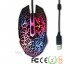 Laser Etching Colorful Flashing Wired Gaming Mouse