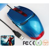 Wholesale - Creative Iron Man Shaped Wired Mouse -- 3 Buttons