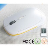 Wholesale - Ultra-thin 2.4G White Color Wireless Mouse