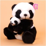 Wholesale - Mother & Baby Panda Plush Toy Stuffed Animal 28cm/11"