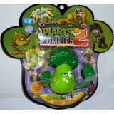 wholesale - PLANTS VS ZOMBIES 2 Toys Bonk Choy Plastic Spring Toy Figure Display Toy Figure Display Toy