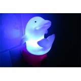 Wholesale - Cute dolphin plug in bedsides light