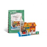 Wholesale - Cute & Novel DIY 3D Jigsaw Puzzle Model World Series - Italian Wharf
