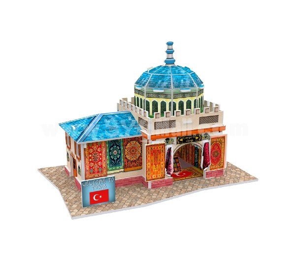 Creative DIY 3D Jigsaw Puzzle Model World Series - Turkey Carpet Shop