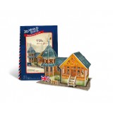 Wholesale - Cute & Novel DIY 3D Jigsaw Puzzle Model World Series - British Villa