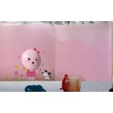 Wholesale - DIY Luminous Cartoon Wall Sticker Night Light Pink Piggy
