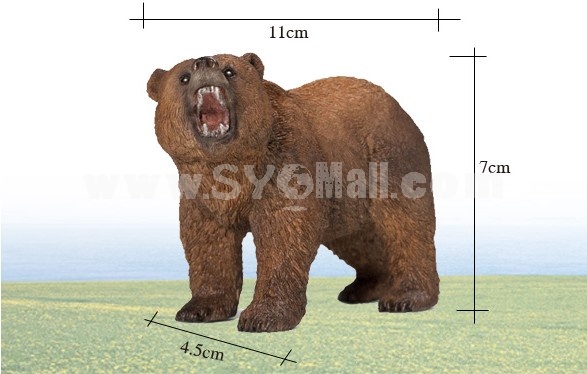 Land Animals Imitate Toys Stimulation Models -- Grey Bear S14685