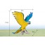 Land Animals Imitate Toys Stimulation Models -- Yellow Macaw S14690