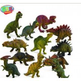 Wholesale - 12pcs/Kit Dinosaurs Novel Figureine Toys Jurassic Park