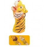 Wholesale - Soft Rubber Puppet Dinosaurs Novel Figureine Toys Parent & Baby -- Tiger