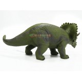 wholesale - Dinosaur Figure Soft Rubber Toy Simulation Triceratops 11Inches